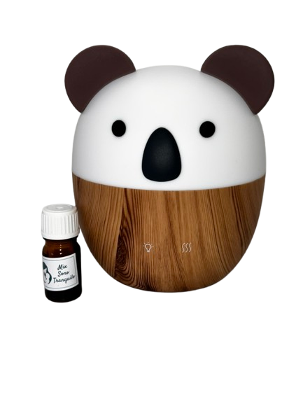 Kit difusor Pandinha + Mix Sono tranquilo 5ml A Mãe M&M